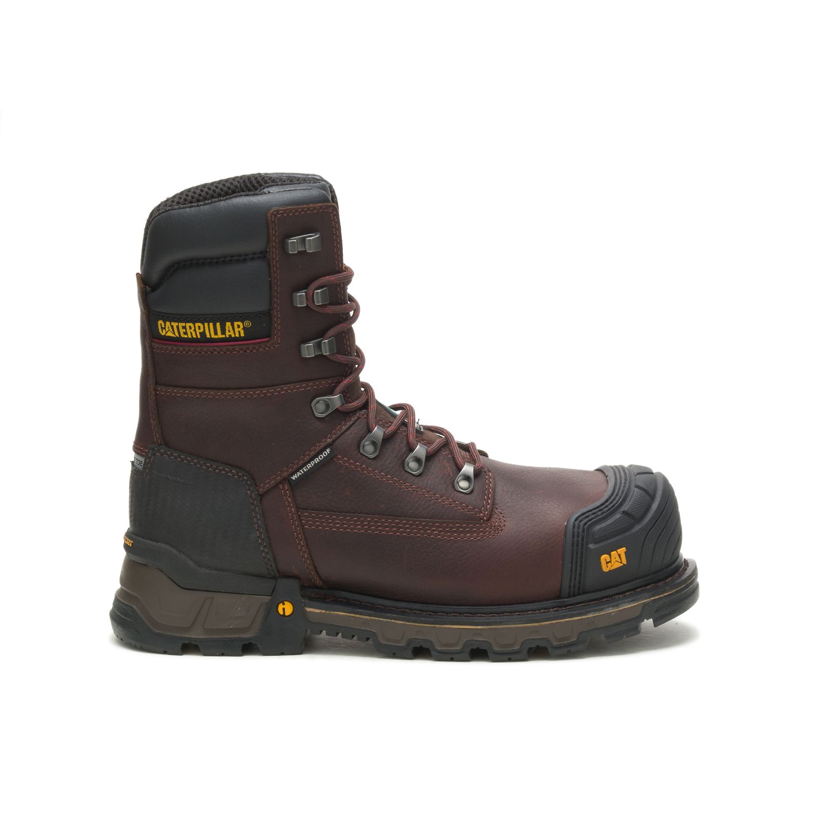 Caterpillar Excavator Xl 8" Wp Tx Ct Csa Philippines - Mens Work Boots - Brown 30596YQJE